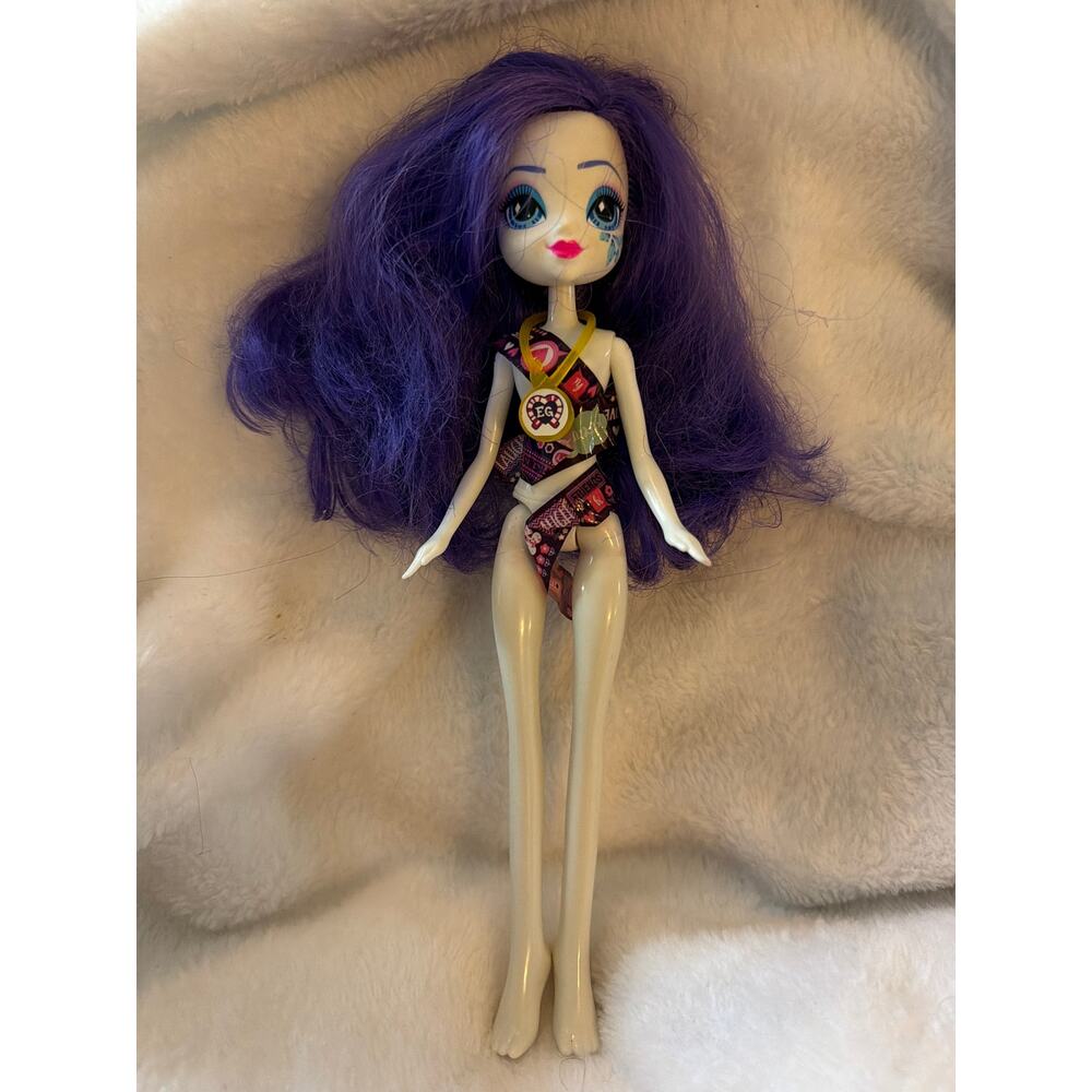 My Little Pony Equestria Girls Rarity Doll Friendship Games Purple Hair Hasbro